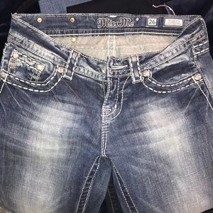 Miss Me easy cropped jeans size 26